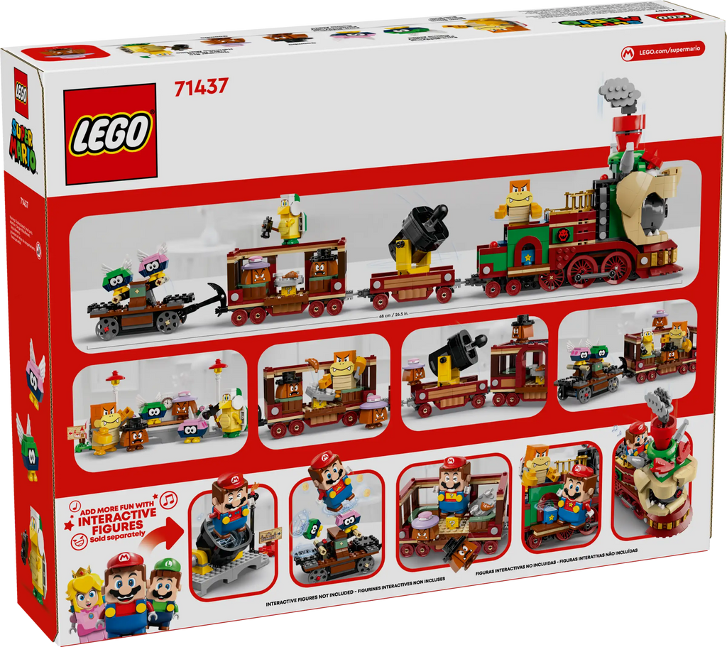 LEGO SUPER MARIO 71437 The Bowser Express Train - TOYBOX Toy Shop