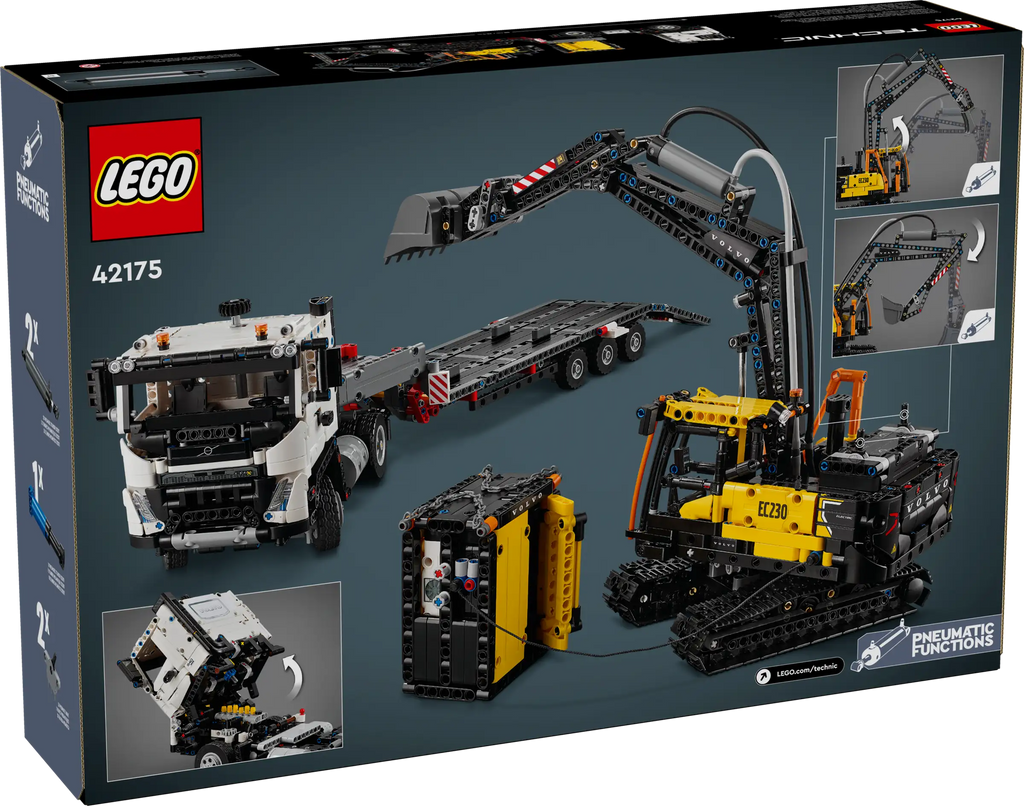 LEGO TECHNIC 42175 Volvo FMX Truck & EC230 Electric Excavator - TOYBOX Toy Shop