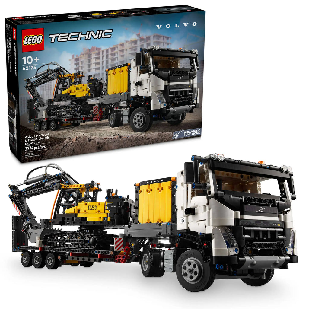 LEGO TECHNIC 42175 Volvo FMX Truck & EC230 Electric Excavator - TOYBOX Toy Shop