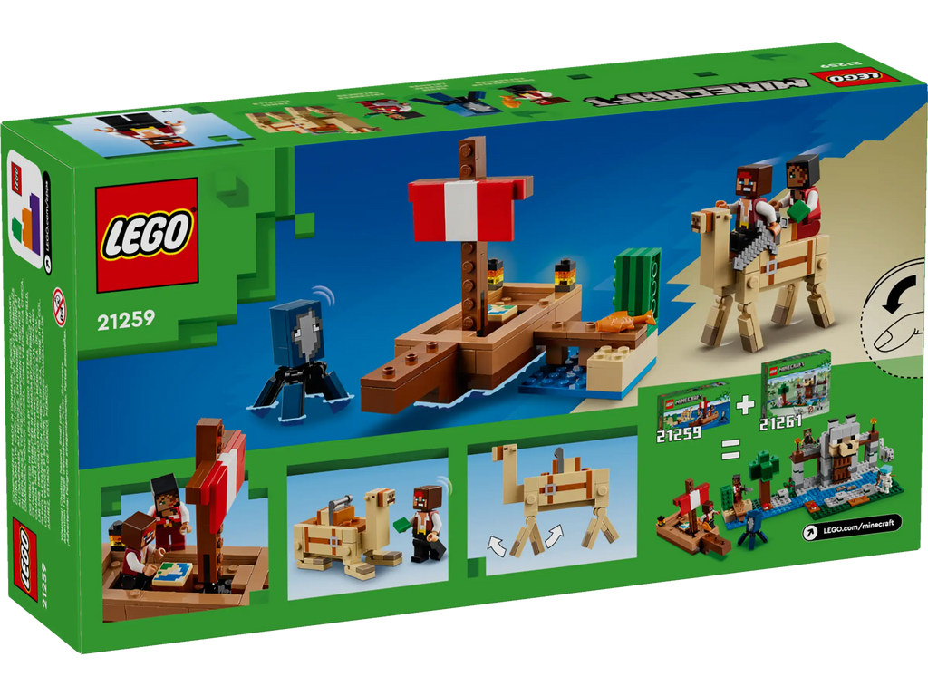 LEGO 21259 Minecraft The Pirate Ship Voyage - TOYBOX Toy Shop