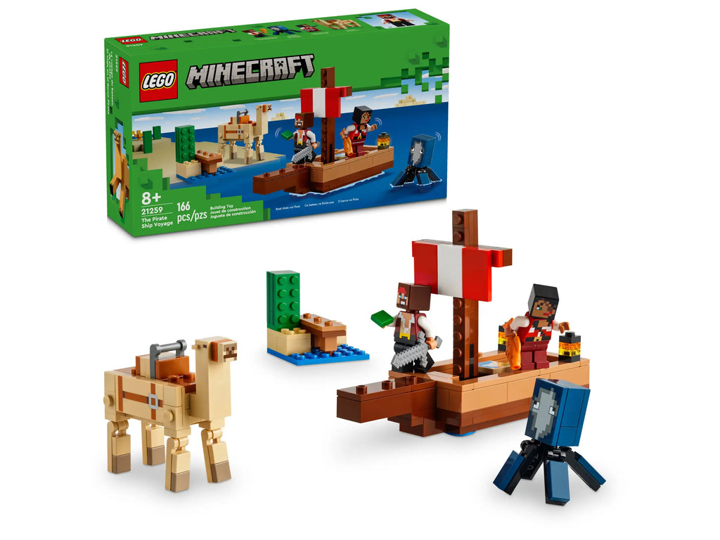 LEGO 21259 Minecraft The Pirate Ship Voyage - TOYBOX Toy Shop