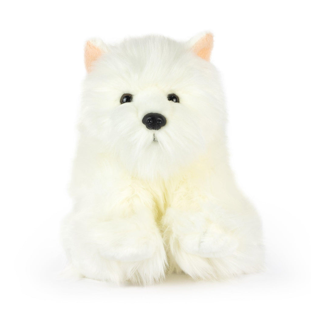 LIVING NATURE Westie Sitting Soft Toy 18cm - TOYBOX Toy Shop
