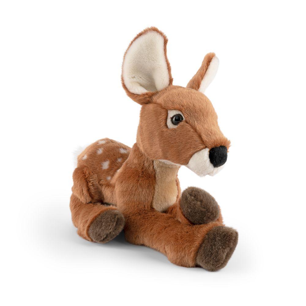 LIVING NATURE Deer Fawn Lying Soft Toy 34cm - TOYBOX Toy Shop