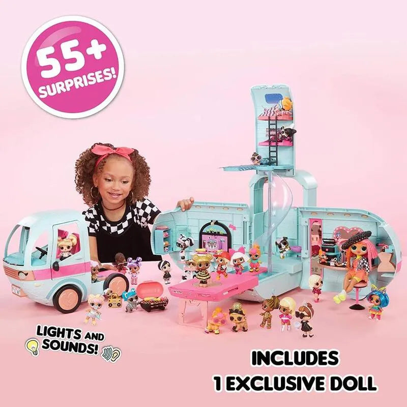 LOL Surprise! OMG 2-in-1 Fashion Clamper with 55+ Surprises - Blue - TOYBOX Toy Shop