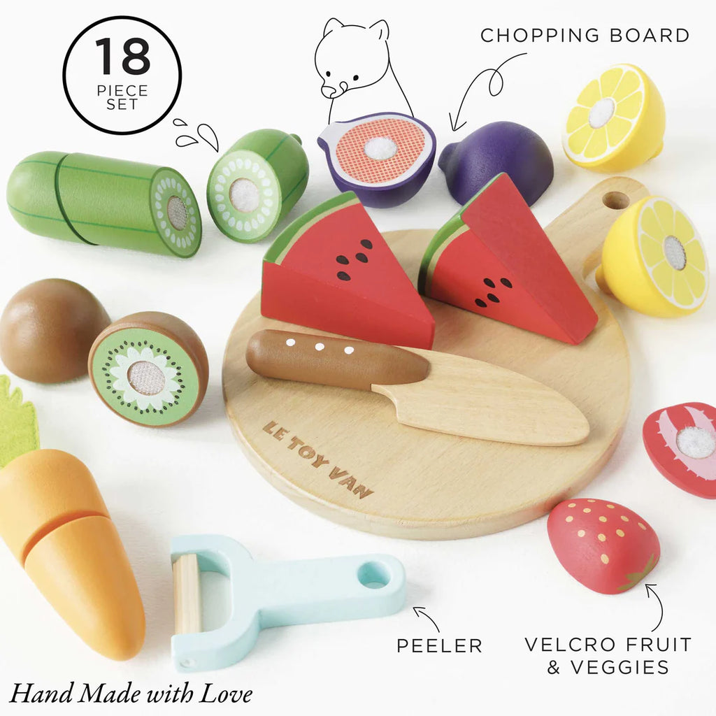 Le Toy Van Chopping Board & Super Foods - TOYBOX Toy Shop