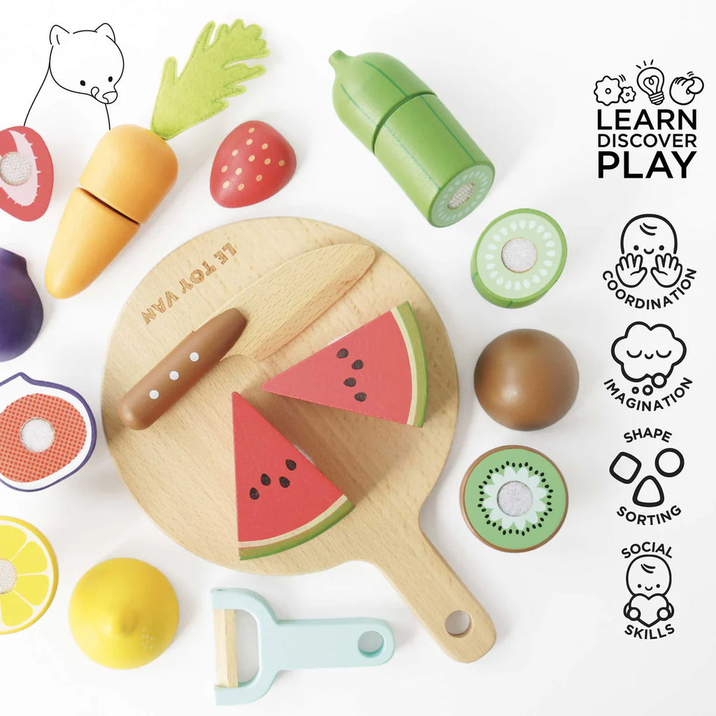 Le Toy Van Chopping Board & Super Foods - TOYBOX Toy Shop