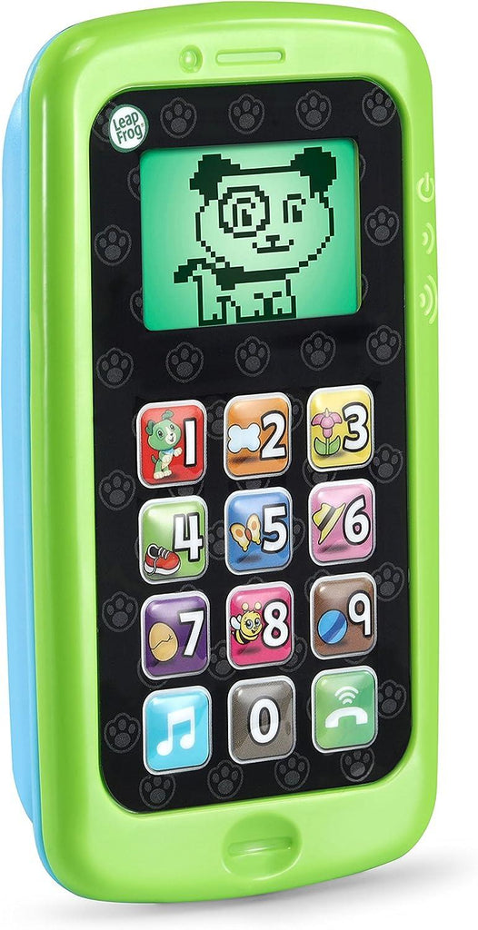 LeapFrog Chat & Count Smartphone Scout Refresh, Green - TOYBOX Toy Shop