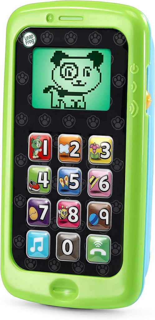 LeapFrog Chat & Count Smartphone Scout Refresh, Green - TOYBOX Toy Shop