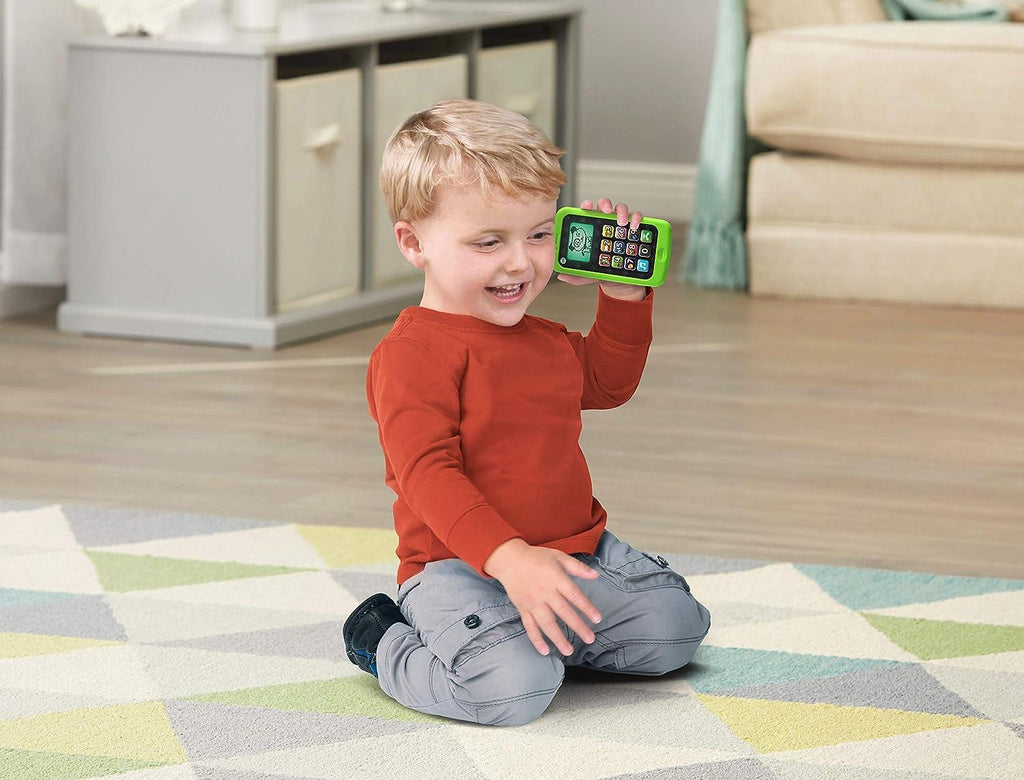 LeapFrog Chat & Count Smartphone Scout Refresh, Green - TOYBOX Toy Shop