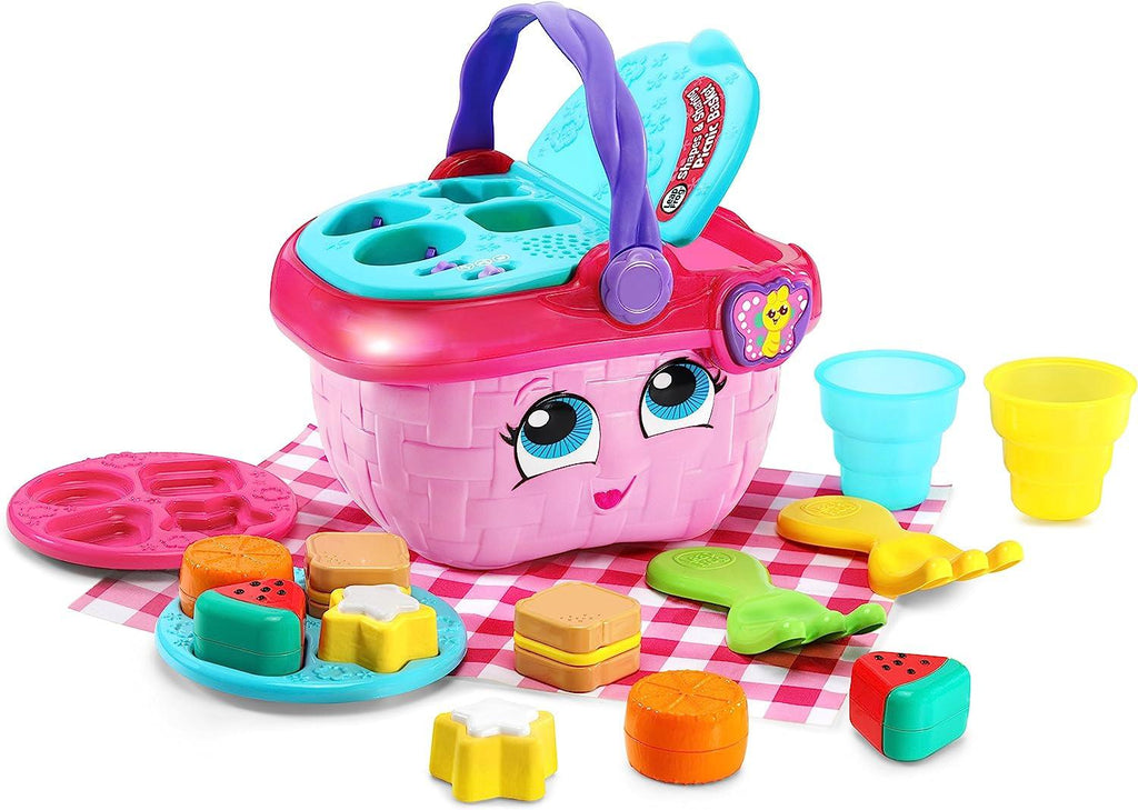 LeapFrog Shapes & Sharing Picnic Basket - Pink - TOYBOX Toy Shop