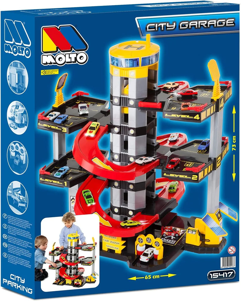 MOLTO 5-storey Parking Garage Playset - TOYBOX Toy Shop