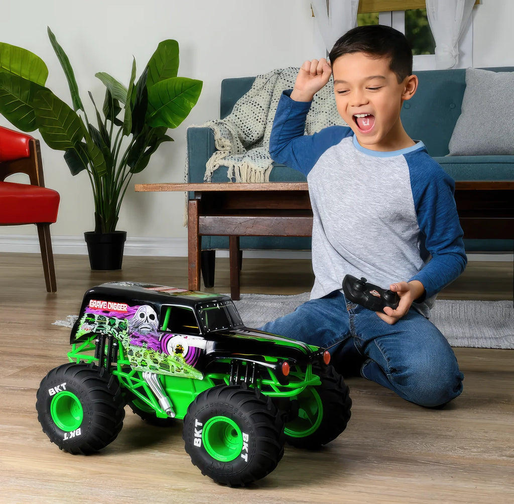 Monster Jam 1:15 Radio Control Grave Digger Remote Control Monster Truck - TOYBOX Toy Shop