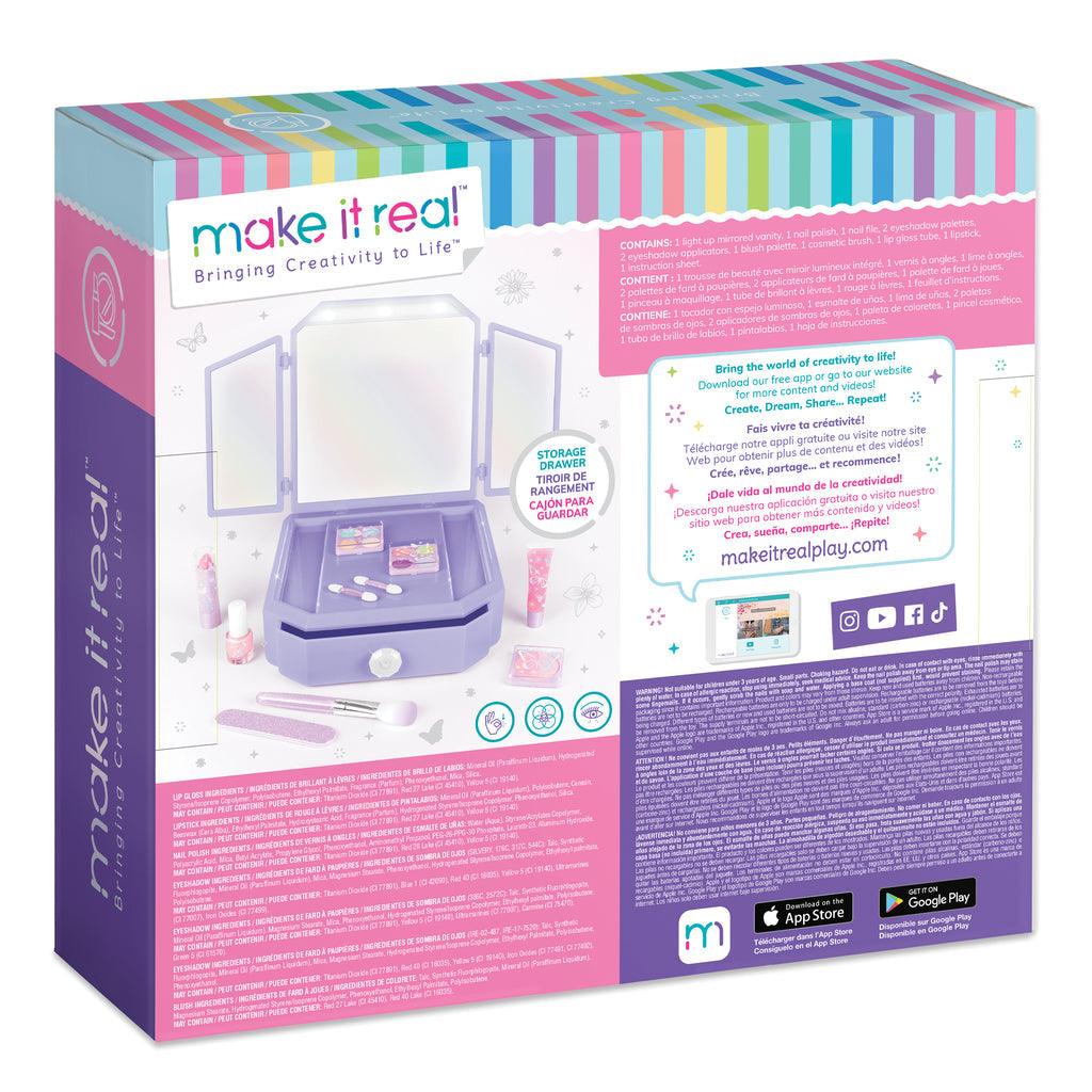 Make it Real Deluxe Light-up Vanity & Cosmetic Set - TOYBOX Toy Shop