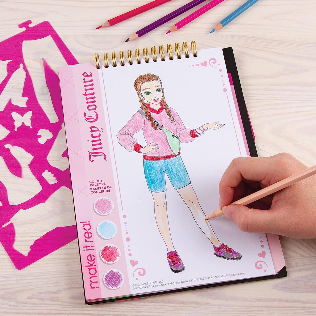 Make it Real Juicy Couture Fashion Sketchbook - TOYBOX Toy Shop