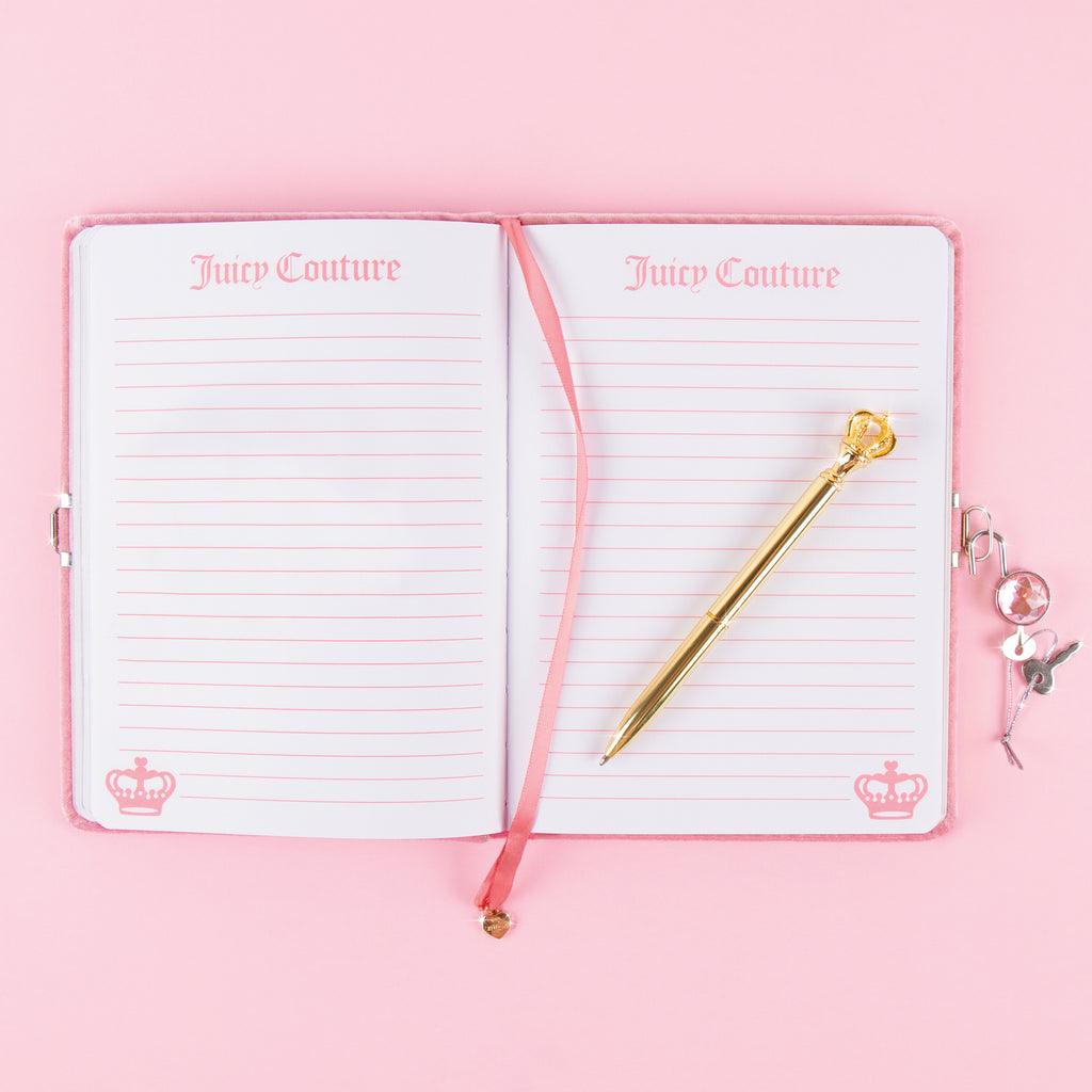 Make it Real Juicy Couture Velvet Journal and Pen - TOYBOX Toy Shop