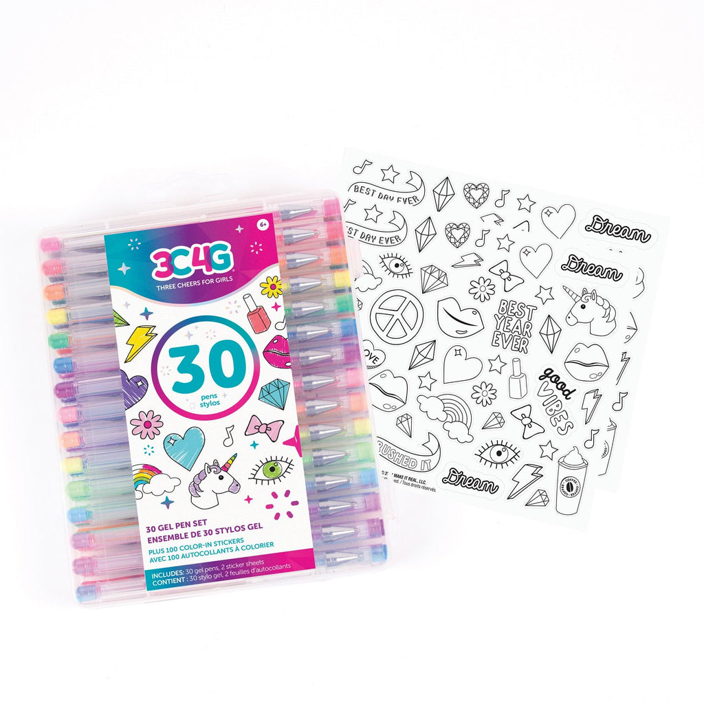 Make it Real 30 Piece Gel Pen Set - TOYBOX Toy Shop