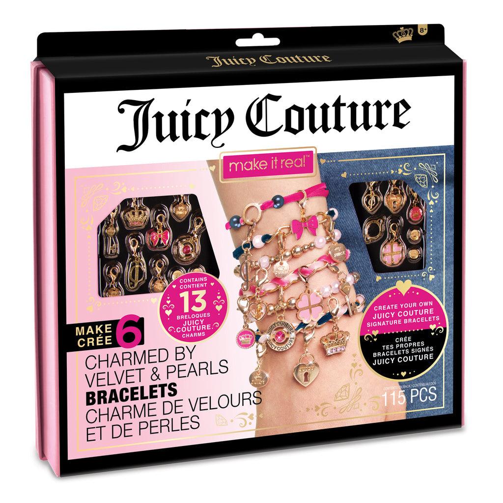 Make it Real Juicy Couture Charmed by Velvet and Pearls Bracelet Kit - TOYBOX Toy Shop