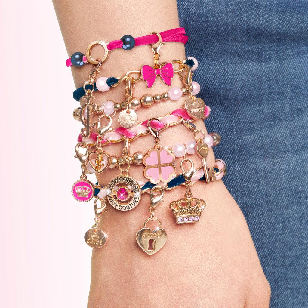 Make it Real Juicy Couture Charmed by Velvet and Pearls Bracelet Kit - TOYBOX Toy Shop