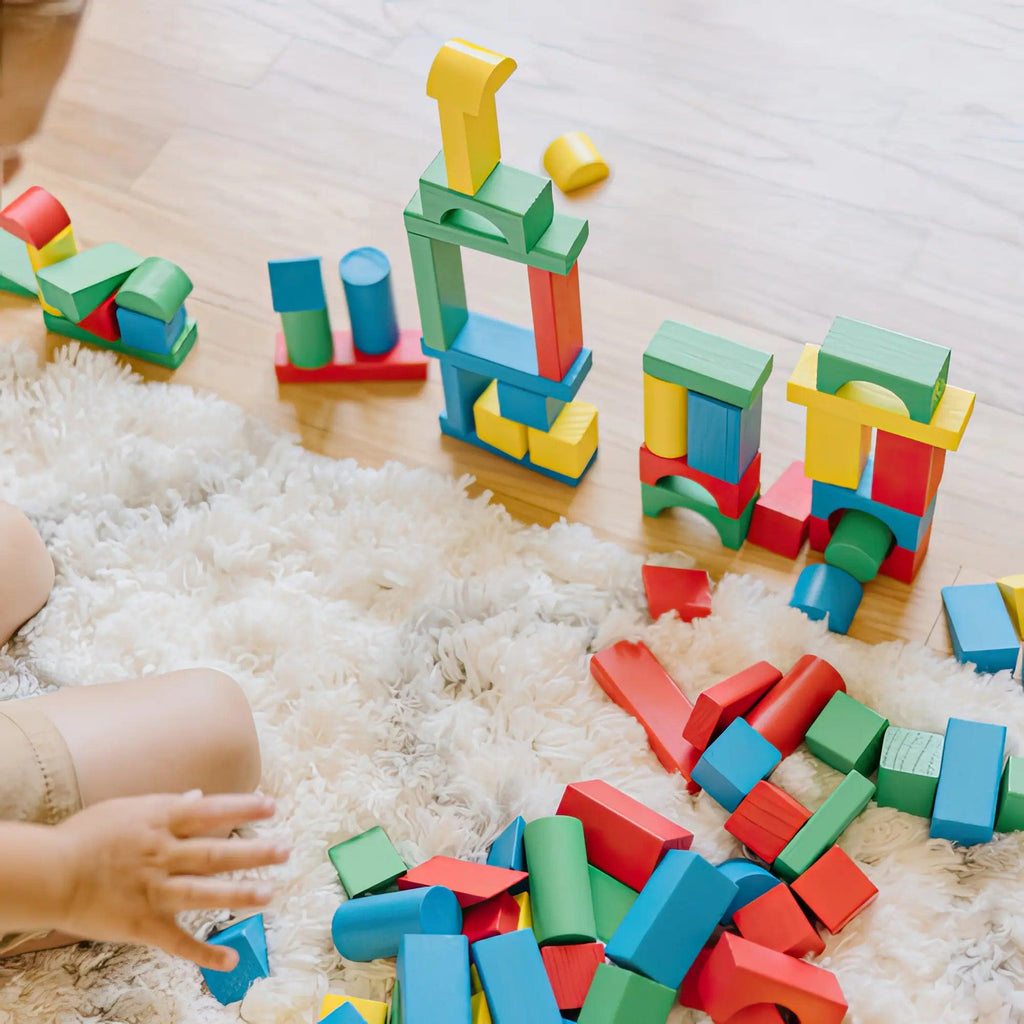 Melissa & Doug 10481 - 100 Piece Wood Blocks Set - TOYBOX Toy Shop