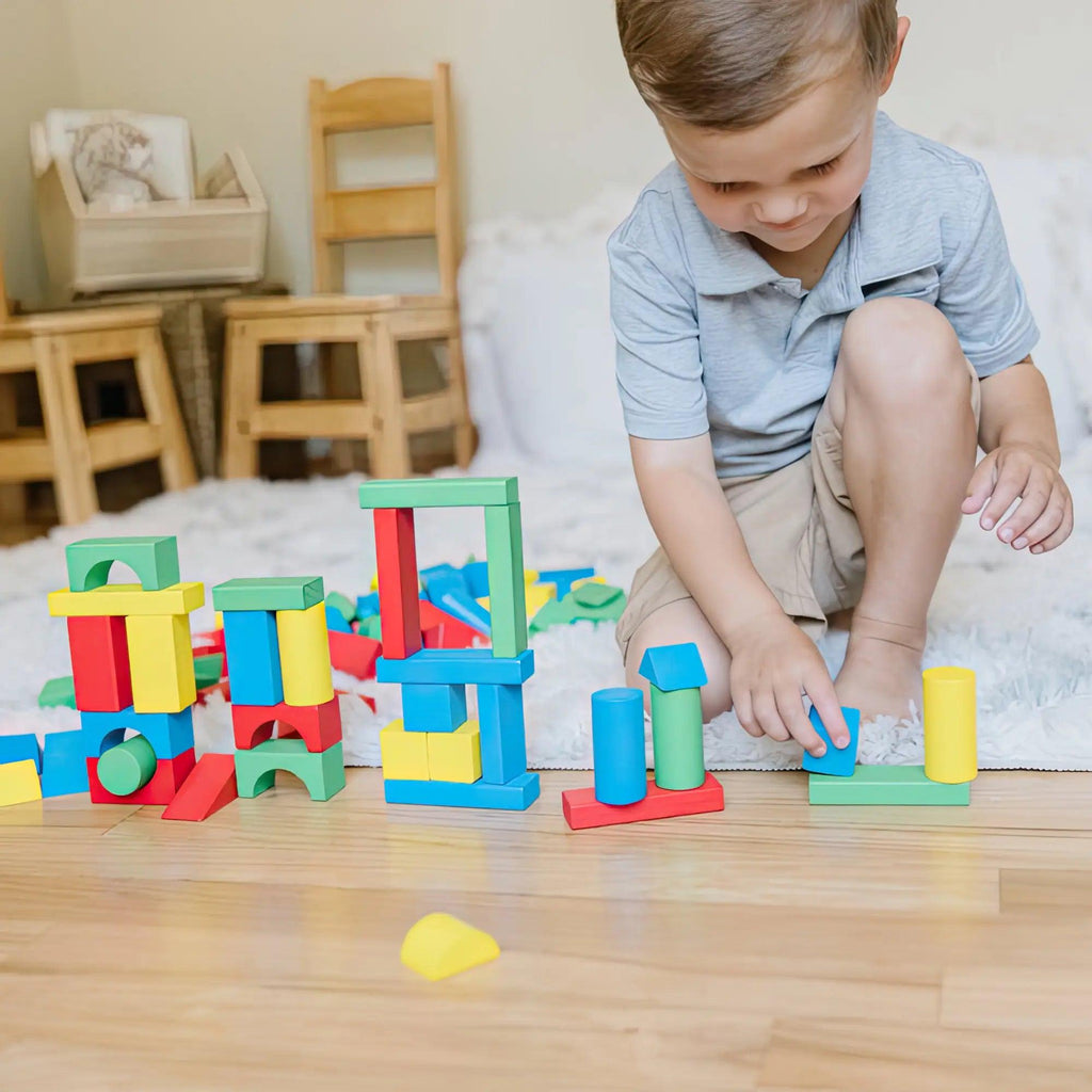 Melissa & Doug 10481 - 100 Piece Wood Blocks Set - TOYBOX Toy Shop