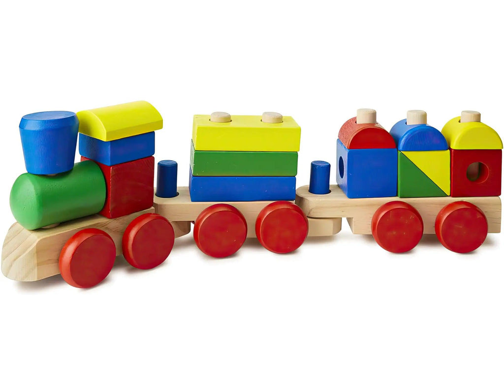 Melissa & Doug 10572 Wooden Stacking Train Toddler Toy - TOYBOX Toy Shop