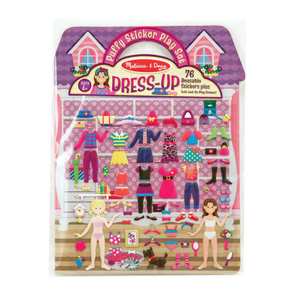 Melissa & Doug Dress-Up Reusable Puffy Stickers - TOYBOX Toy Shop