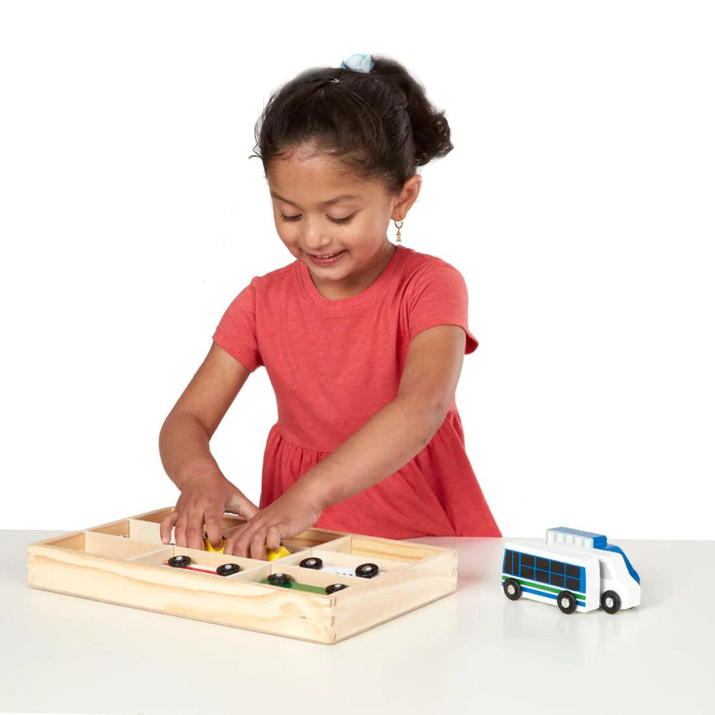 Melissa & Doug 13170 Wooden Town Vehicles Set - TOYBOX Toy Shop