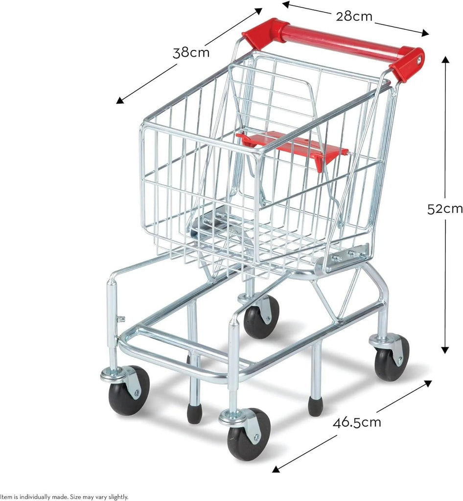 Melissa & Doug 14071 Metal Shopping Cart Toy - TOYBOX Toy Shop