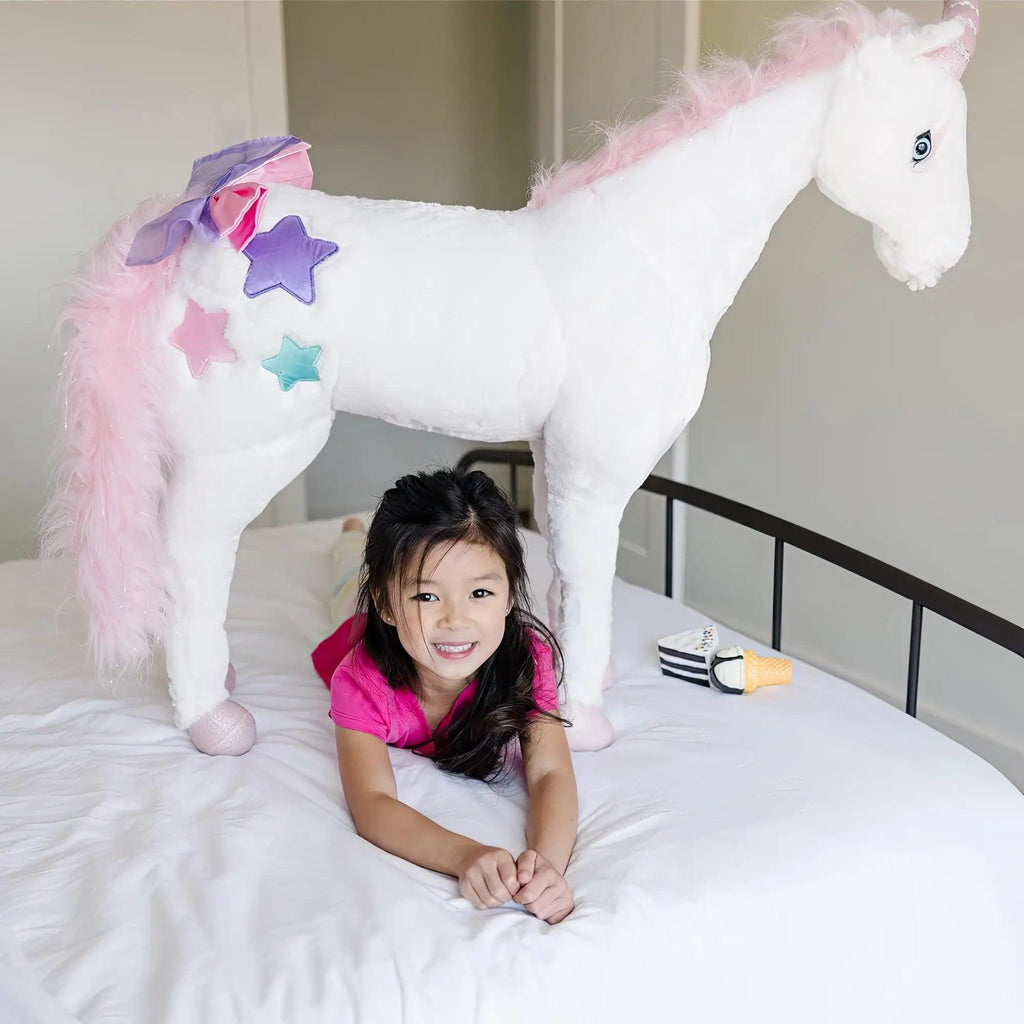 Melissa & Doug 18801 Unicorn Jumbo Stuffed Animal - TOYBOX Toy Shop