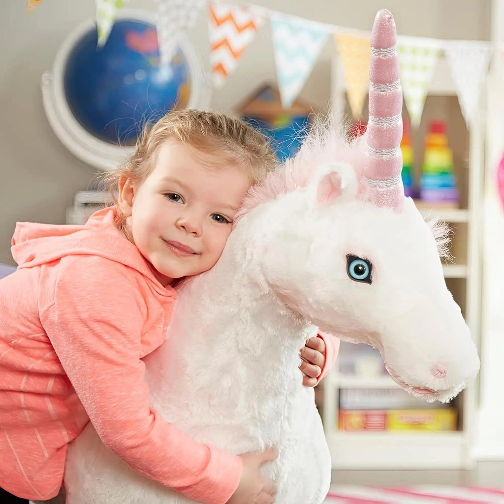 Melissa & Doug 18801 Unicorn Jumbo Stuffed Animal - TOYBOX Toy Shop