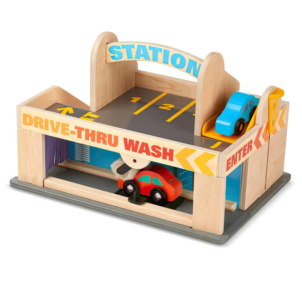 Melissa & Doug Service Station Parking Garage - TOYBOX Toy Shop