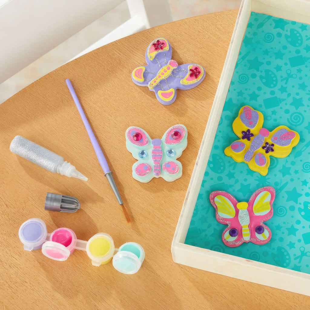 Melissa & Doug Created by Me! Butterfly Magnets Wooden Craft Kit - TOYBOX Toy Shop