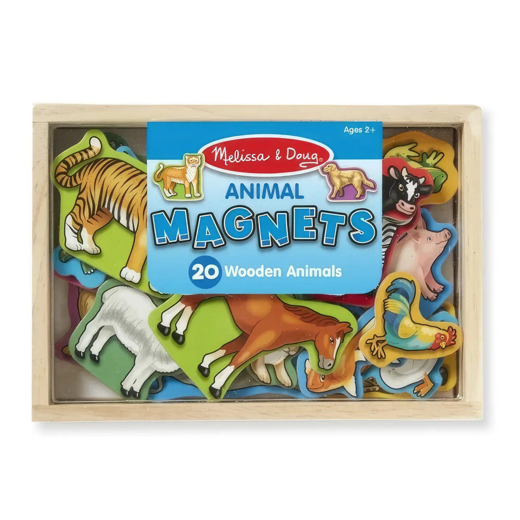 Melissa & Doug 20 Wooden Animal Magnets - TOYBOX Toy Shop