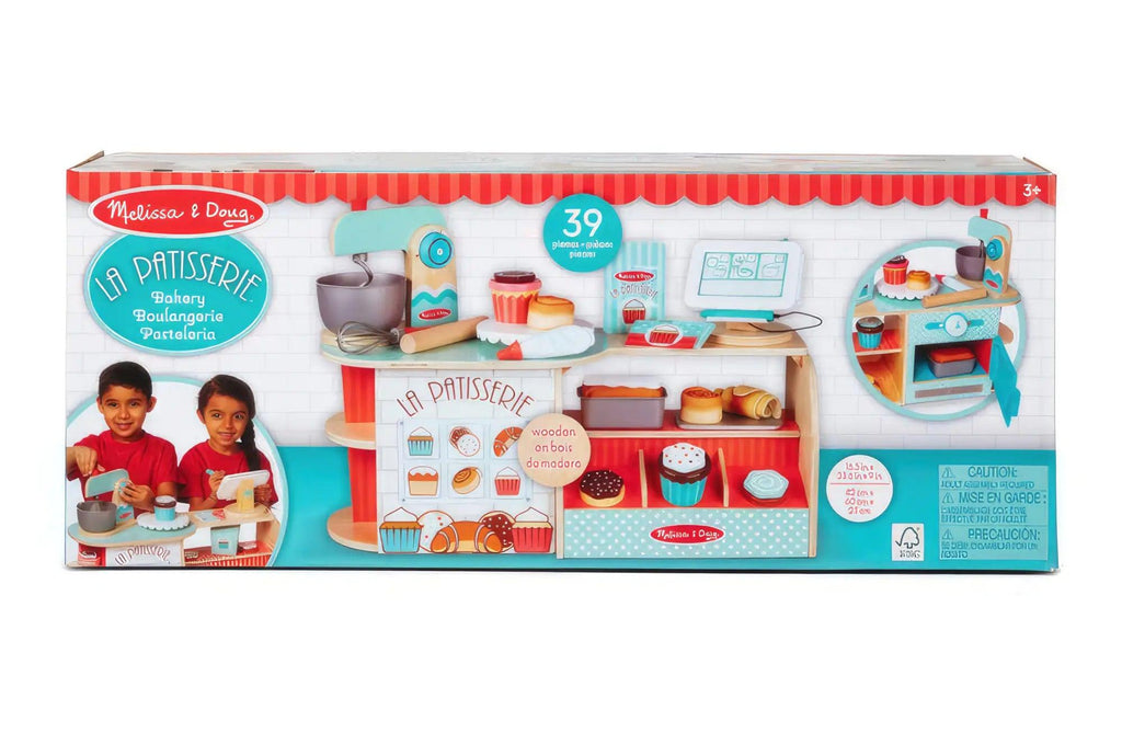 Melissa & Doug 30603 La Patisserie Bakery Counter Play Set - TOYBOX Toy Shop