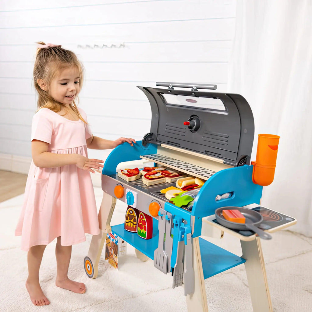 Melissa & Doug 30608 Deluxe Grill & Pizza Oven Play Set - TOYBOX Toy Shop