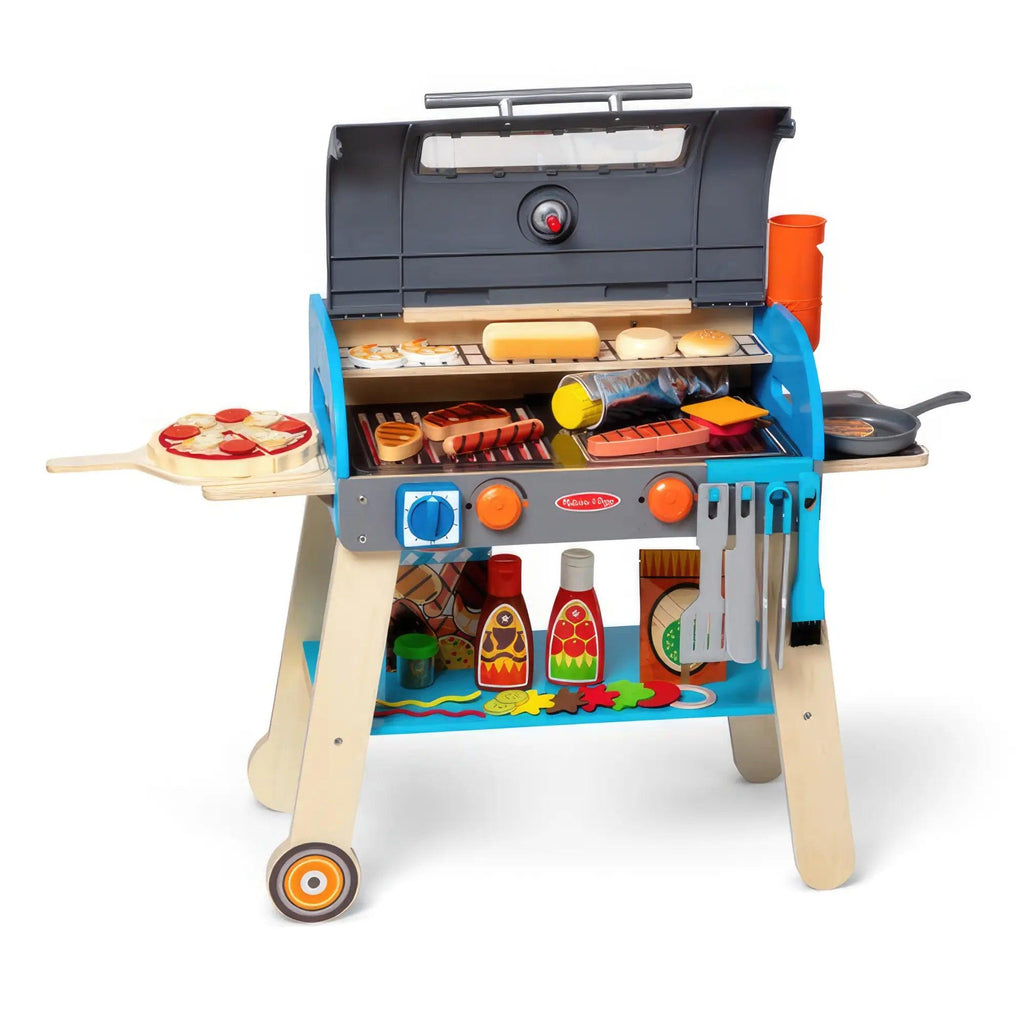 Melissa & Doug 30608 Deluxe Grill & Pizza Oven Play Set - TOYBOX Toy Shop