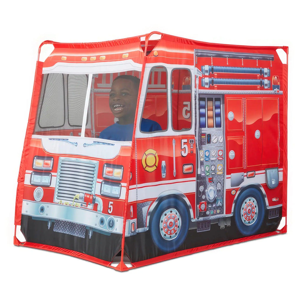 Melissa & Doug Fire Truck Fabric Play Tent and Storage Tote - TOYBOX Toy Shop