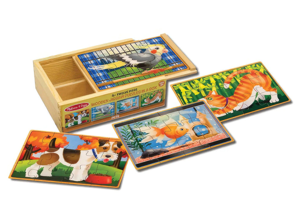 Melissa & Doug Pets Jigsaw Puzzles in a Box - TOYBOX Toy Shop