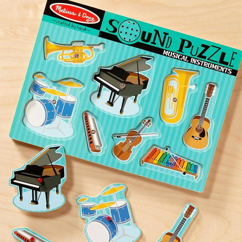 Melissa & Doug 10732 Musical Instruments Sound Puzzle - 8 Pieces - TOYBOX Toy Shop