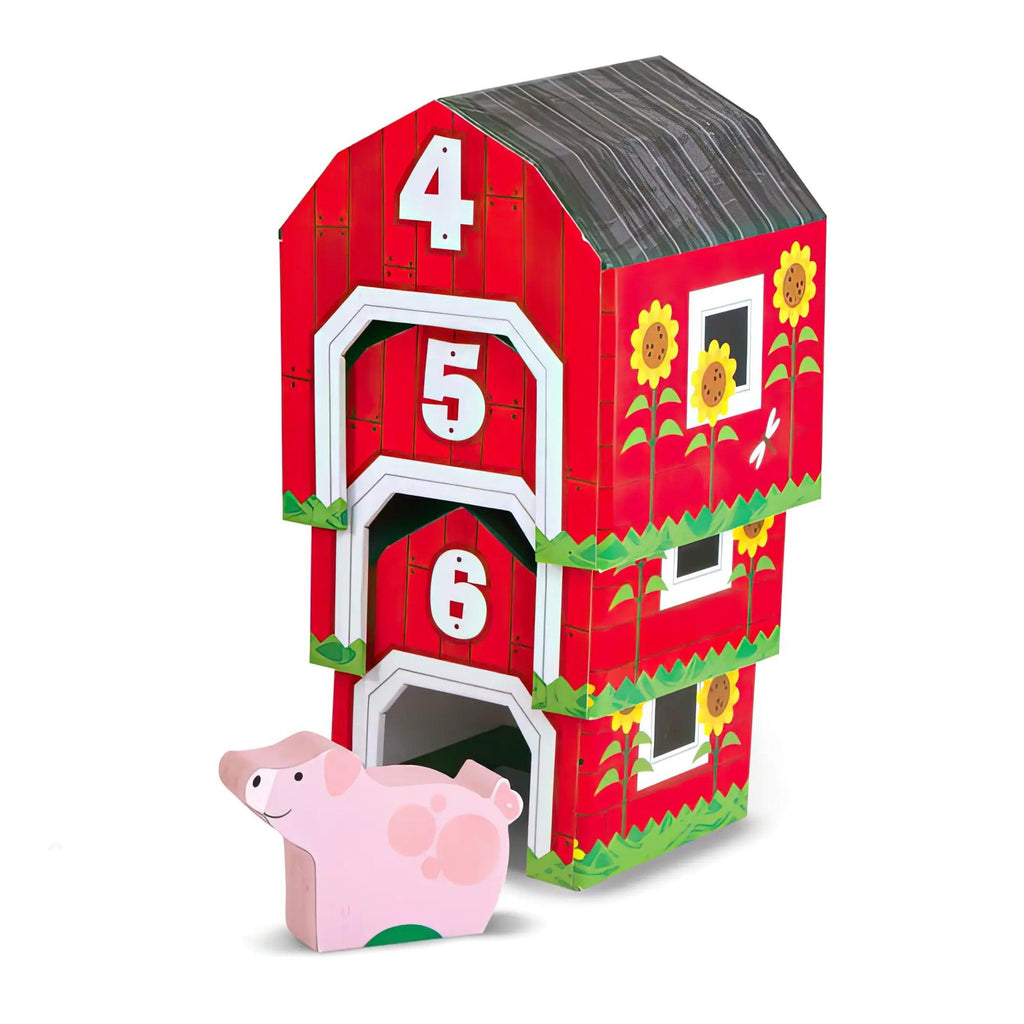 Melissa & Doug Nesting & Sorting Barns & Animals - TOYBOX Toy Shop