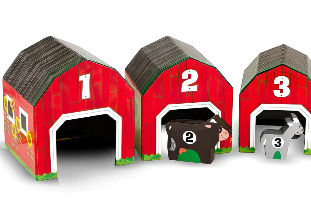 Melissa & Doug Nesting & Sorting Barns & Animals - TOYBOX Toy Shop