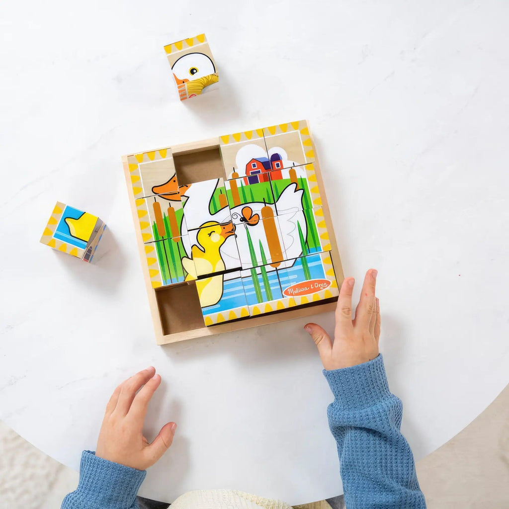 Melissa & Doug Farm Cube Puzzle - TOYBOX Toy Shop