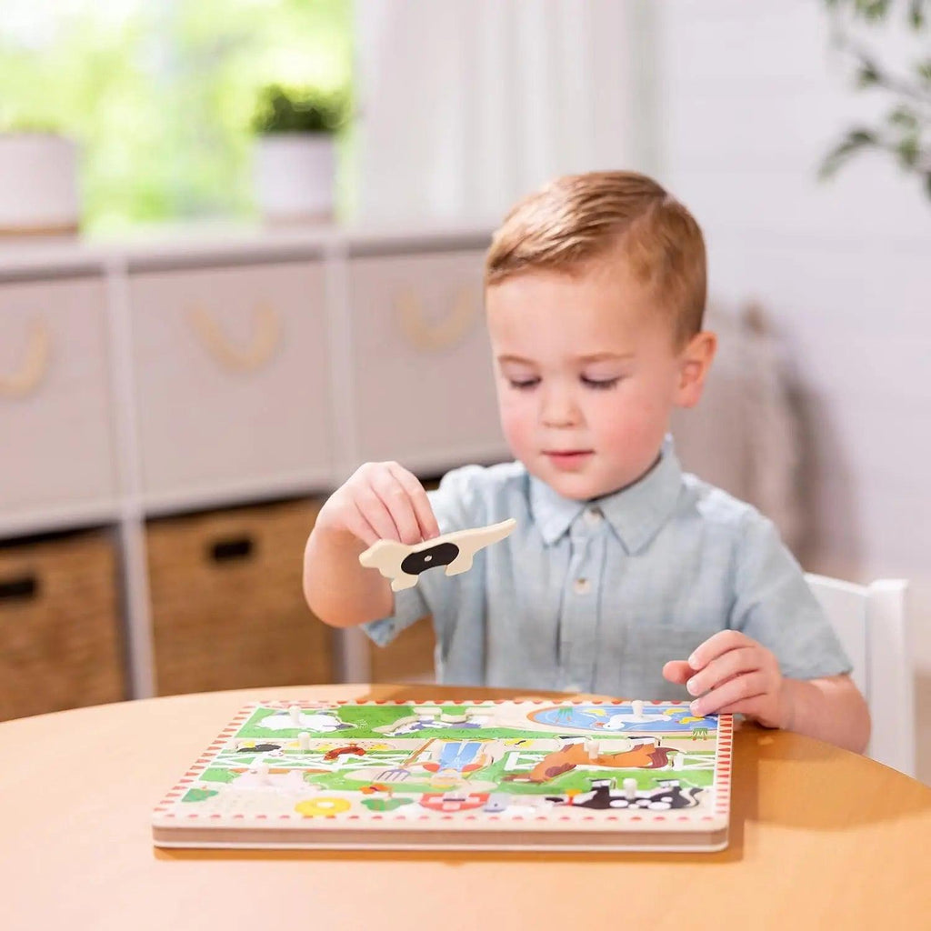 Melissa & Doug Old MacDonald's Farm Sound Wooden Puzzle - TOYBOX Toy Shop