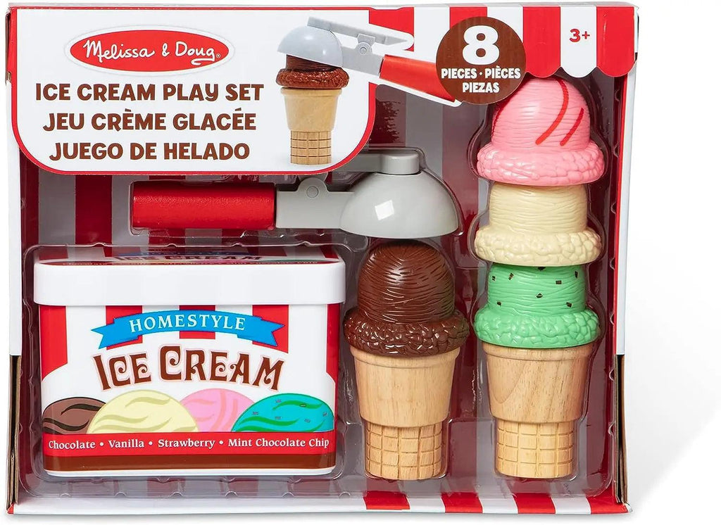 Melissa & Doug Scoop & Stack Ice Cream Cone Playset - TOYBOX Toy Shop