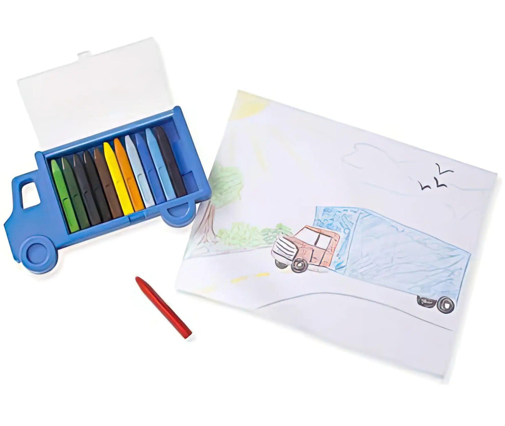 Melissa & Doug Truck Crayon Set - TOYBOX Toy Shop