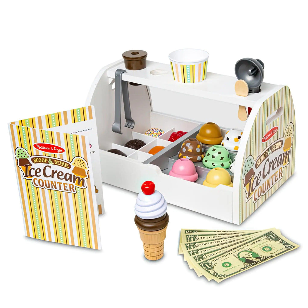 Melissa and Doug Scoop and Serve Ice Cream Counter - TOYBOX Toy Shop