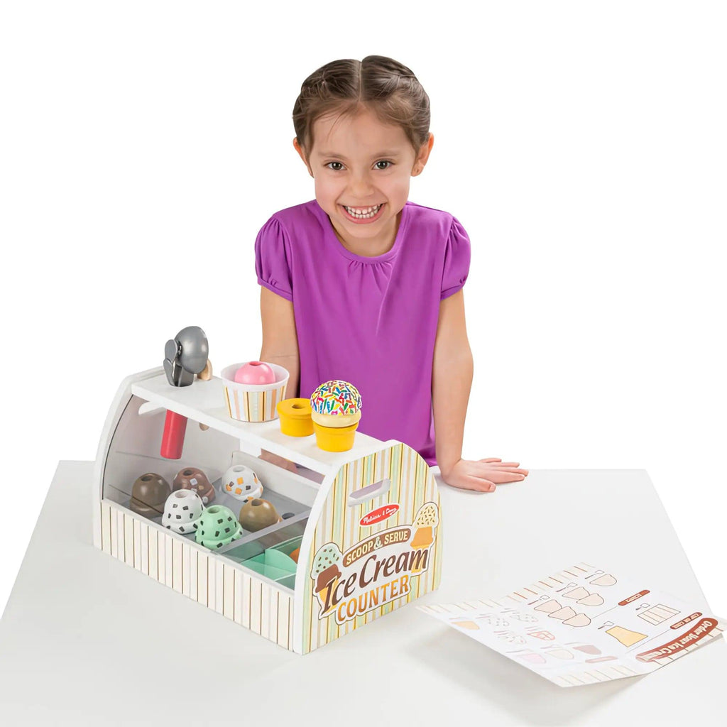 Melissa and Doug Scoop and Serve Ice Cream Counter - TOYBOX Toy Shop