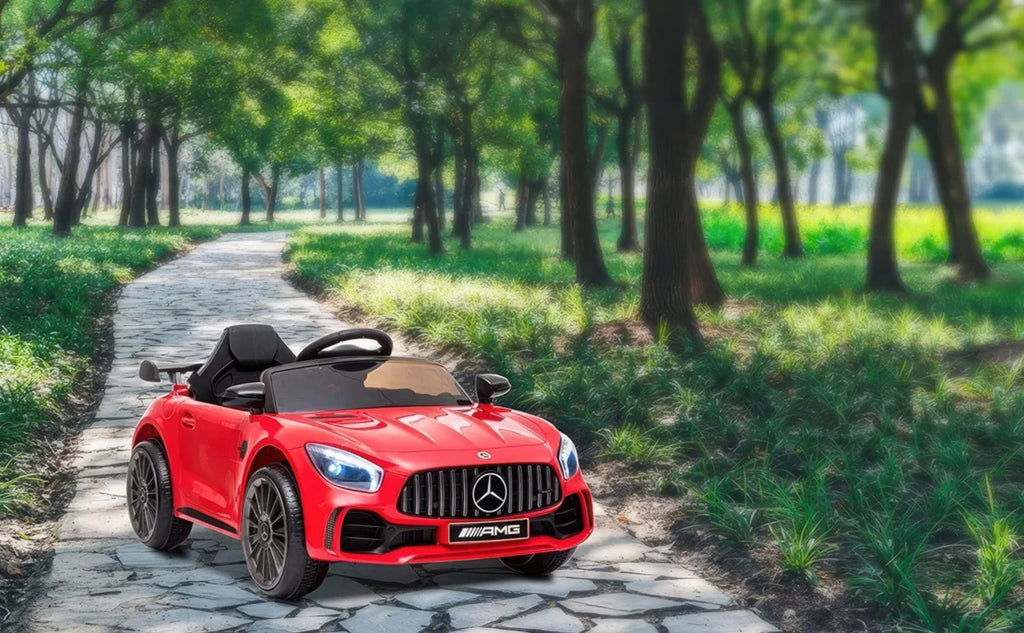 Mercedes-Benz AMG GTR 6V Battery Ride-on Car - Red - TOYBOX Toy Shop
