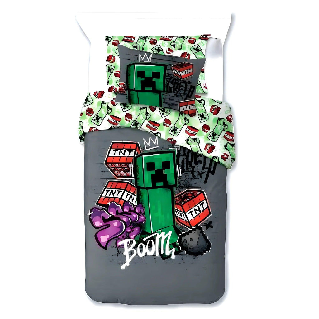 Minecraft Microfibre Duvet Cover Bed 90cm - TOYBOX Toy Shop