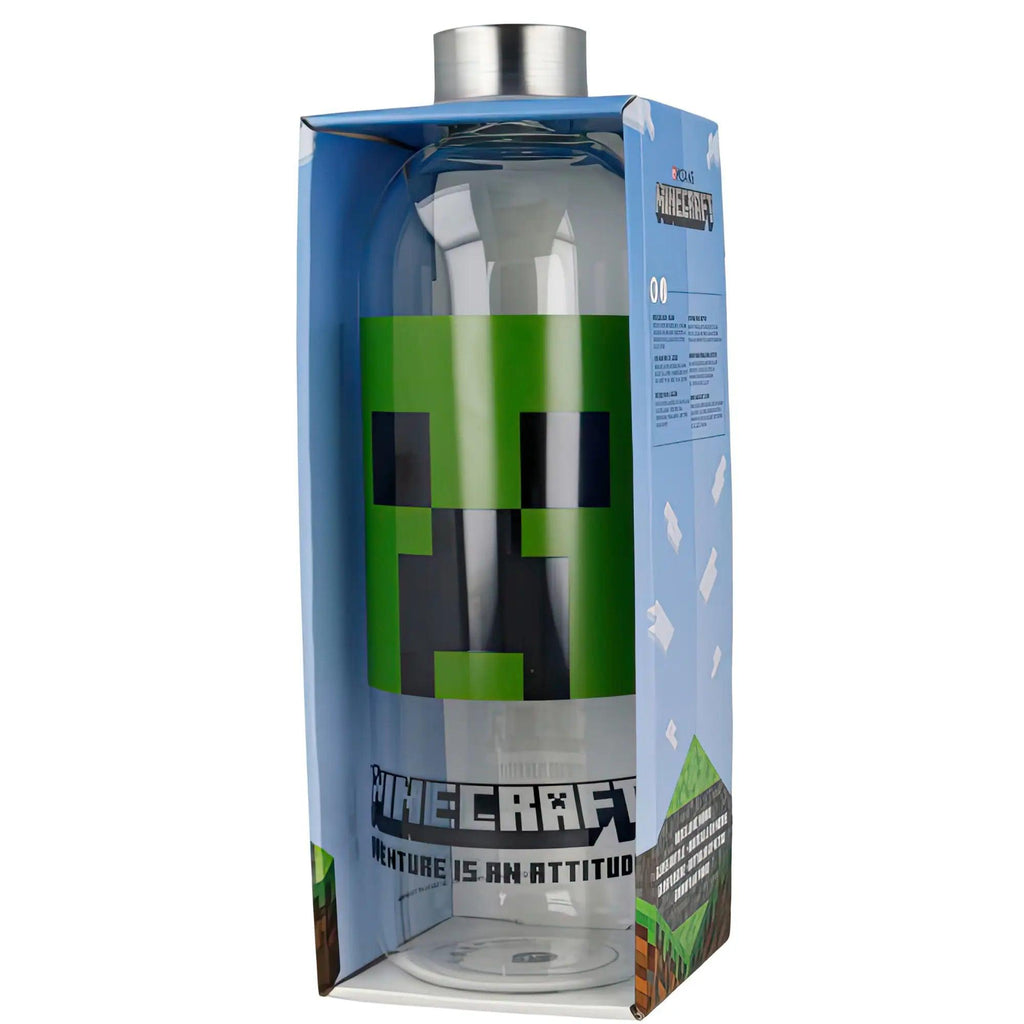 Minecraft Glass Bottle 1030ml - TOYBOX Toy Shop